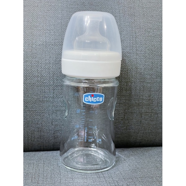 🔥全新🔥 Chicco🇮🇹 舒適哺乳➰矽膠玻璃小奶瓶150ml