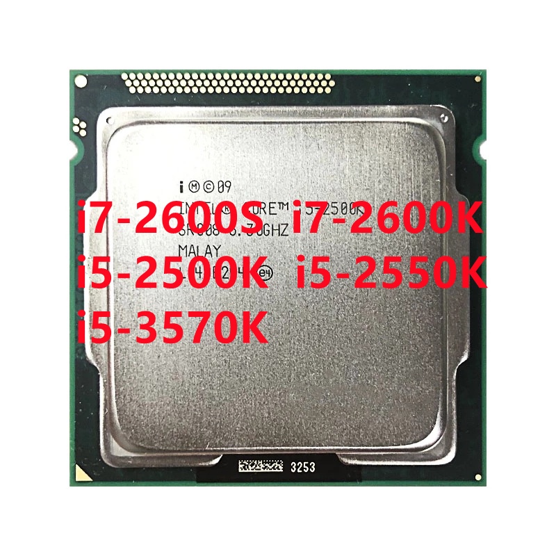I7-2600s i7-2600K i5-2500K i5-2550K i5-3570K 四核 CPU 處理器 LGA