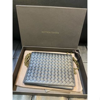 💎Han's house精品服飾💎BOTTEGA VENETA BV 編織 真皮 woc 側揹包 手拿包