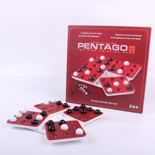 旋轉五子棋 桌遊 / 魔力五連珠 益智玩具 / PENTAGO / 對弈遊戲 英文版 玩具與遊戲 國王皇后