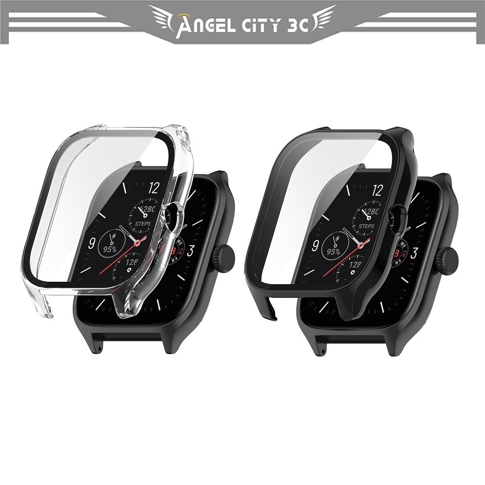 AC【PC+鋼化玻璃一體錶殼】華米 Amazfit GTS 4  / GTS4 全包 手錶 保護殼 硬殼