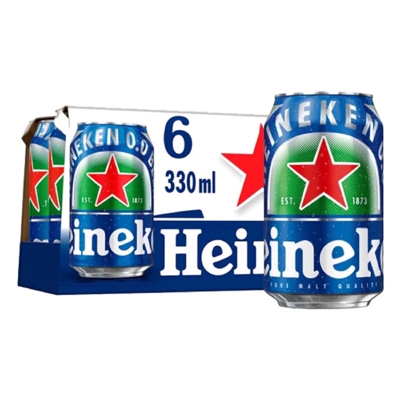 Heineken 海尼根0.0（330ml罐裝/一組6入）海尼根0酒精 海尼根無酒精 海尼根