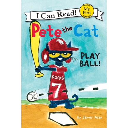 Pete the Cat: Play Ball! (1平裝+1CD) 韓國Two Ponds版(有聲書)/James Dean【三民網路書店】