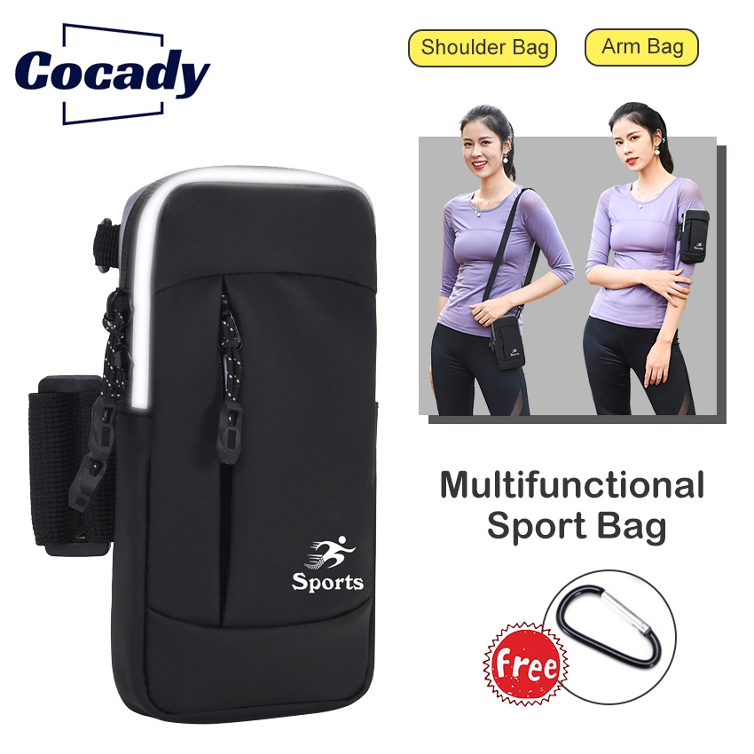Cocady Sports Armbands Arm Bag 健身反光袋運動包跑步臂包防水手機包腰包單肩包適合 7 英寸