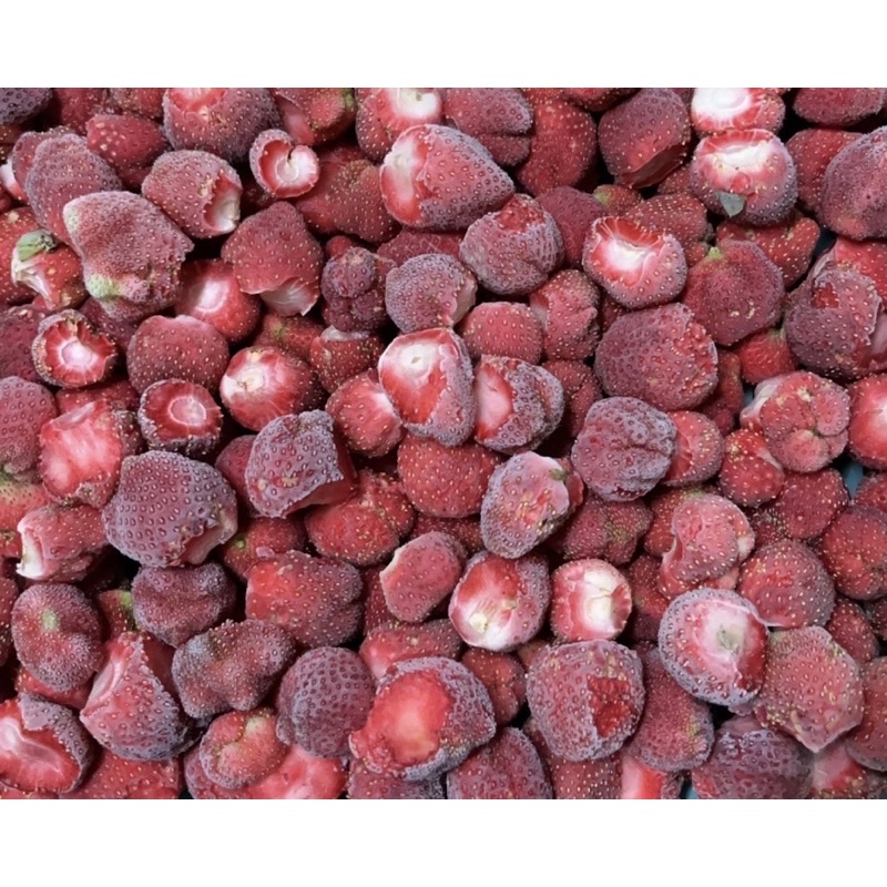 (💥運費特價99)(NG果)三合院草莓園苗栗大湖冷凍草莓生產履歷有機益菌無毒