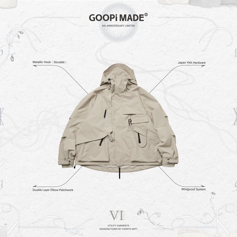 GOOPiMADE 6周年 Mountain Parka サイズ2 goopimade 六週年的價格推薦