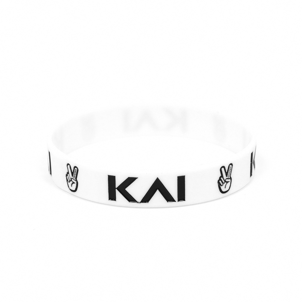 Deuce Brand Kaibands 運動手環 KAI Kyrie Irving 白底黑字 穿搭 手環【ACS】