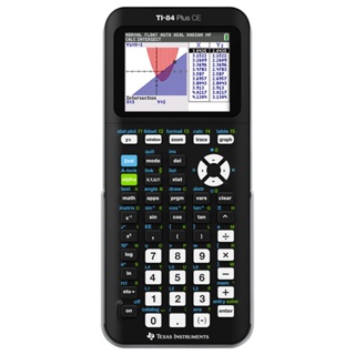 Texas Instruments TI-84 Plus CE 彩色圖形計算器,黑色 7.5 英寸