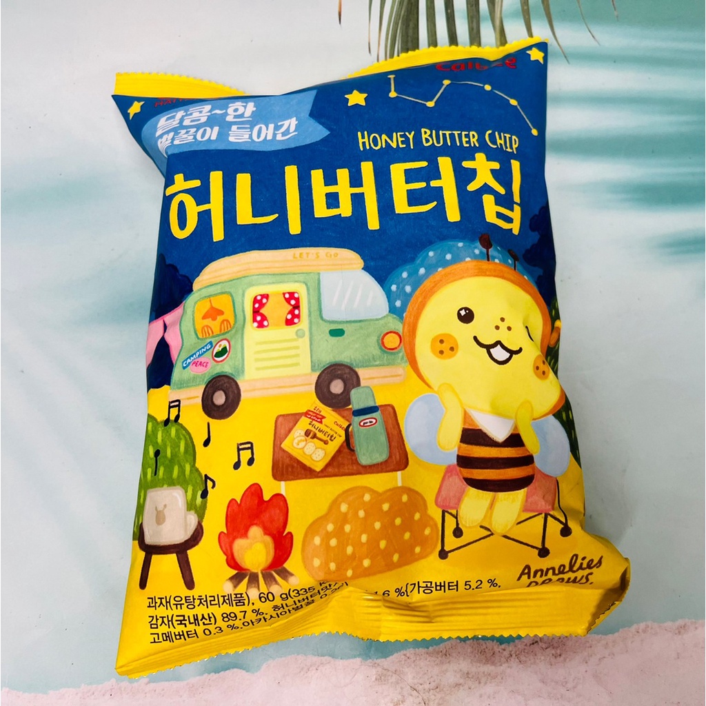 韓國 HAITAI 海太 蜂蜜奶油風味洋芋片 60g 隨機包裝