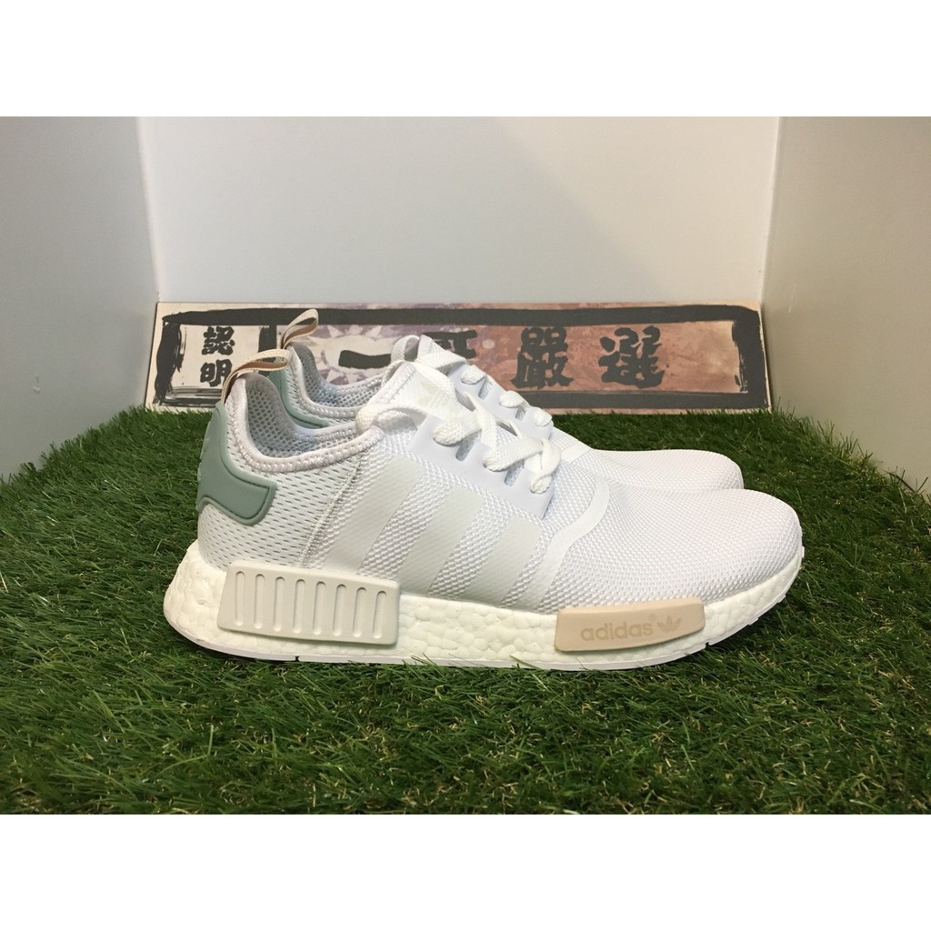 優先品質 Adidas Nmd R1 白綠 蒂芬妮綠 粉綠 全白 網布 3M 反光 2017 男女鞋 BY3033