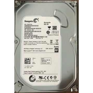 Seagate 3.5吋 SATA3 硬碟 (500G / 16MB / ST500DM002 / 7200轉)