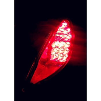 Address 125紅色LED蜂巢前方向燈模組