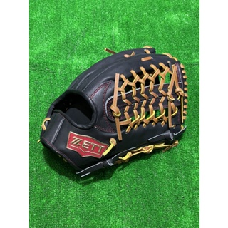 全新ZETT36237系列硬式棒球專用外野手T網手套特價黑色(BPGT-36237)