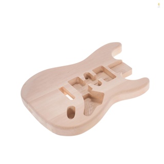 Yohi ST01-DT 未完成的手工吉他琴體椴木電吉他琴體吉他桶更換零件