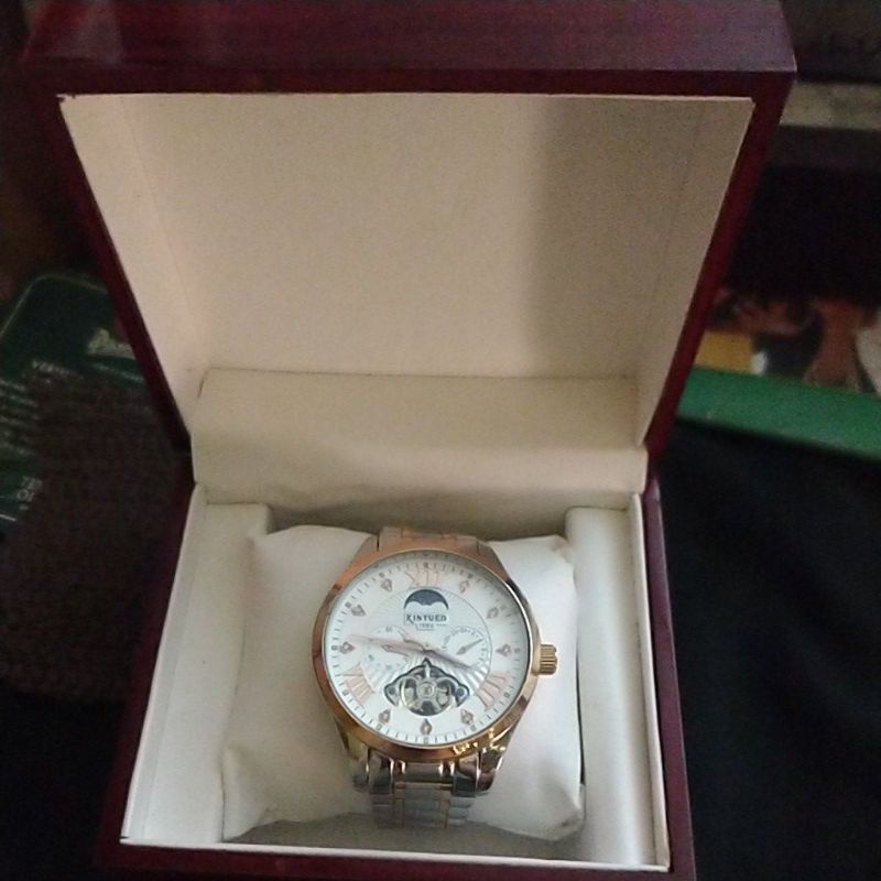 全新國王錶…機械錶永久可以用，送桃木盒機械錶 手錶