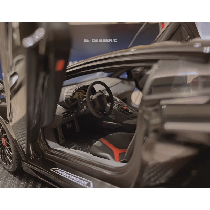 1/18 AUTOart Lamborghini Aventador LP750-4 SV 藍寶堅尼模型車 1：18