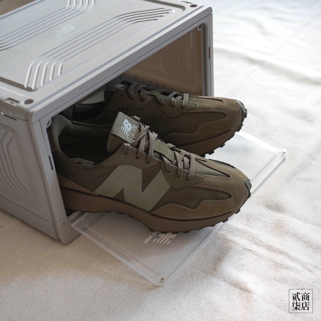 貳柒商店) New Balance 327 男款 橄欖綠 墨綠 復古 休閒鞋 NB327 麂皮 D楦 MS327SG
