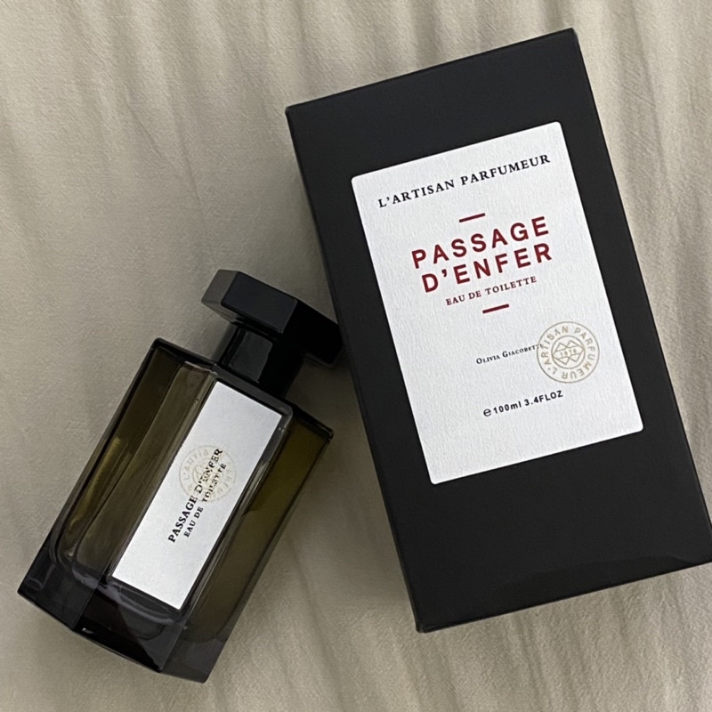 (二手)阿蒂仙之香 冥府之路  L’ARTISAN PARFUMEUR PASSAGE D’ENFER白色貼紙舊版