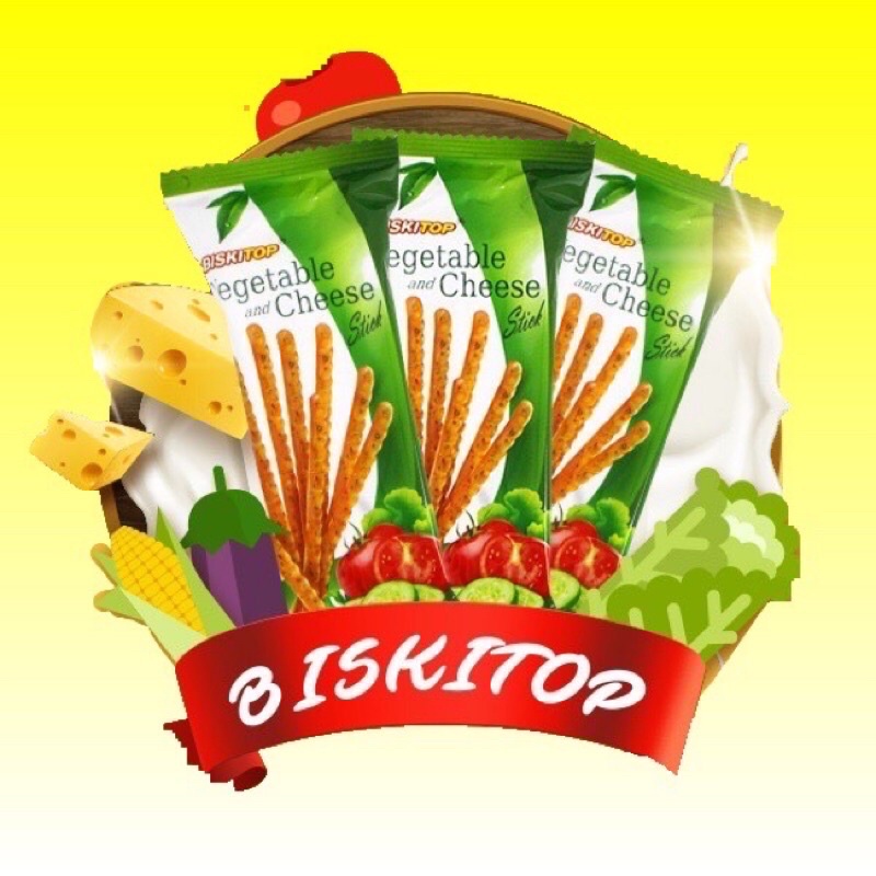BISKITOP 金黃 蔬活 起士 棒餅 50g 蔬菜 起司 棒餅 黃金蔬活