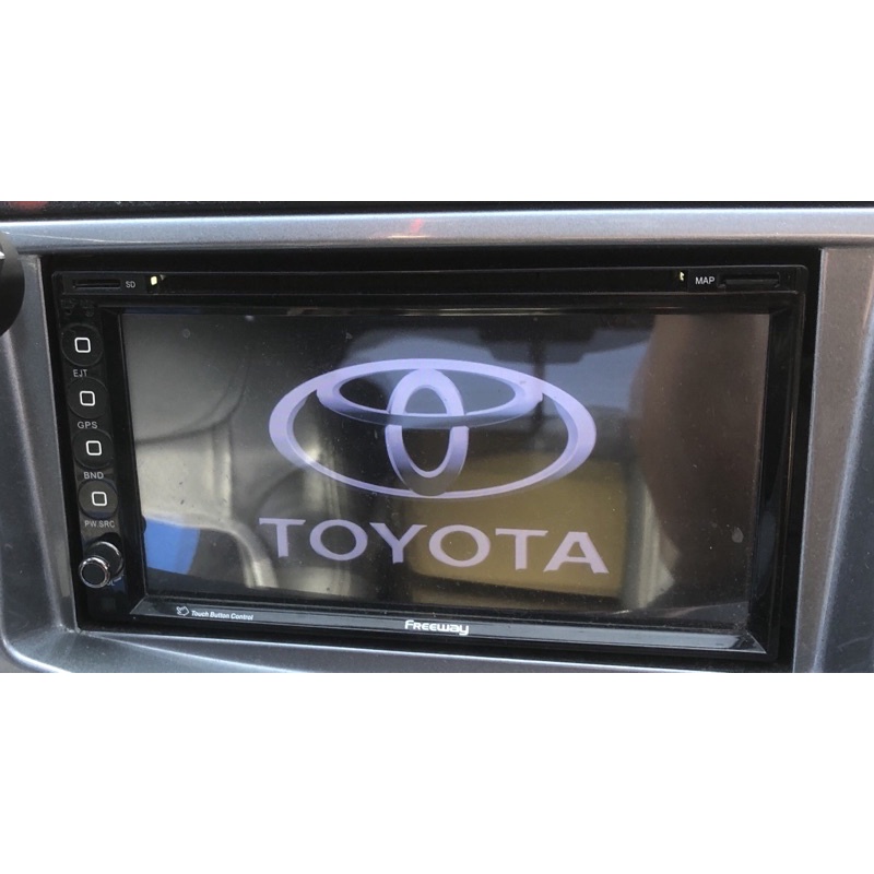 Toyota 車機音響Freeway，7吋觸控螢幕，內建導航/導航王/數位電視/usb播放/藍芽，附線組。