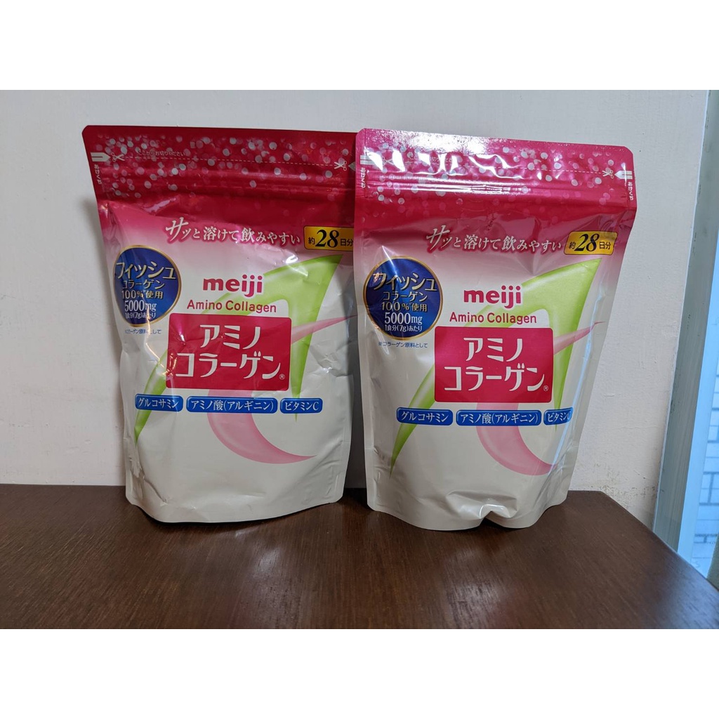 日本 meiji 明治 膠原蛋白粉28日補充包 保存至2025/04後