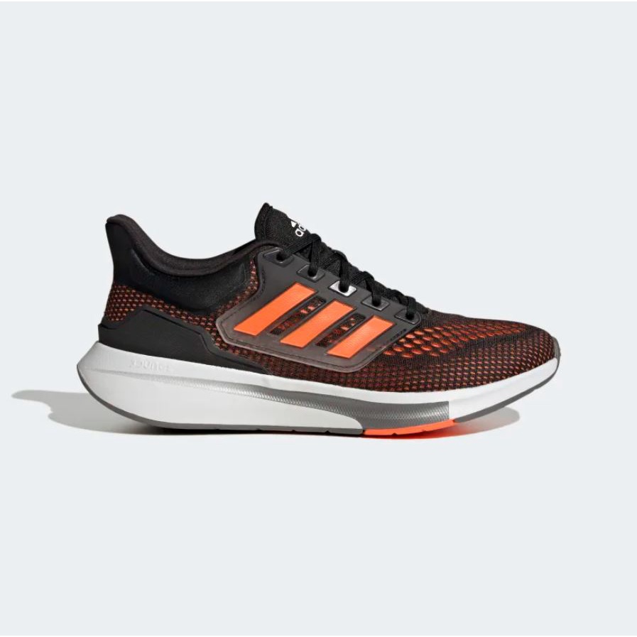 Adidas EQ21 Run Shoes 男款 黑橘色 慢跑鞋 GY2193【KAORACER】