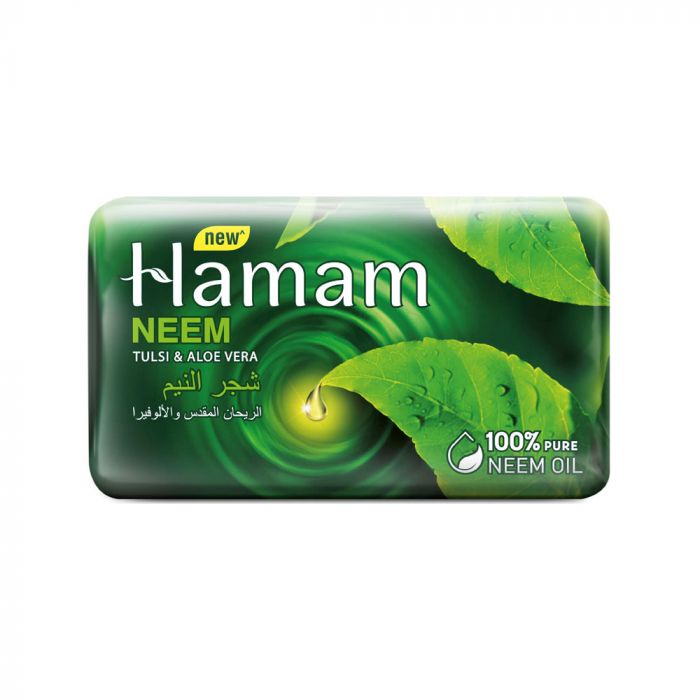 【Hamam 哈曼】印度苦楝油香皂-含蘆薈露(150g)