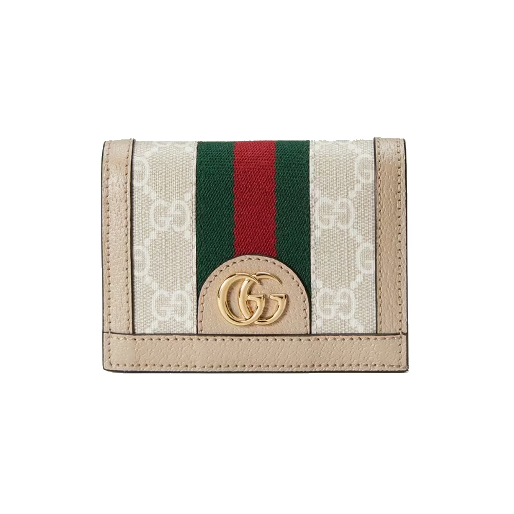 【鋇拉國際】GUCCI Ophidia雙G 米色白色按扣卡包 零錢包 現貨 歐洲代購 義大利正品代購 台北實體工作室