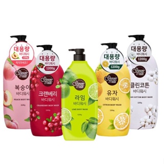 韓國 Shower Mate 微風如沐果香沐浴露1200ml 木棉籽 蔓越莓 檸檬萊姆 身體乳 沐浴乳