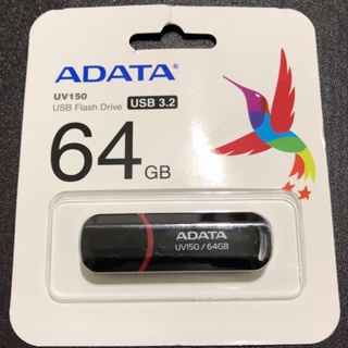 【ADATA 威剛】64/12GB DashDrive UV150 USB3.2 隨身碟-