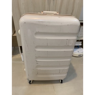 可宅配 [Legend Walker] 29吋白色玫瑰金鋁框行李箱