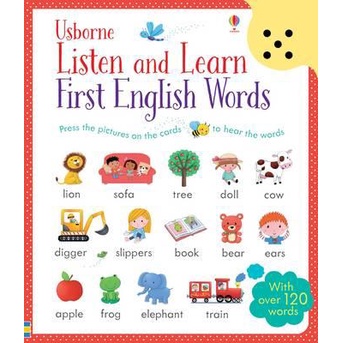 First English Words (音效書)(精裝)/Sam Taplin Listen and Learn 【禮筑外文書店】