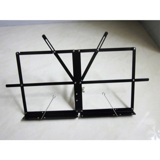 ~全新~(臺灣製)折疊式桌上型譜架/桌上型樂譜架/桌上型書架 DM架 可加購手提袋子~黑色~材質:金屬