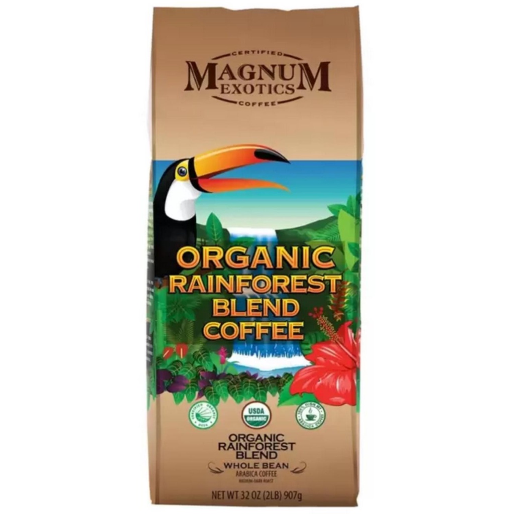 MAGNUM ORGANIC COFFEE 熱帶雨林  咖啡豆 2磅/907公克 C676047