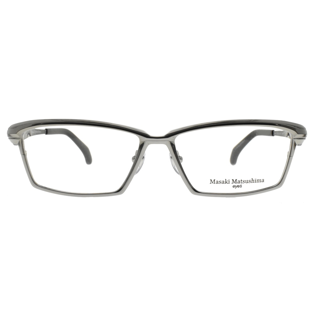 Masaki Matsushima 鈦光學眼鏡 MF1258 C2 方框款 眼鏡框 - 金橘眼鏡
