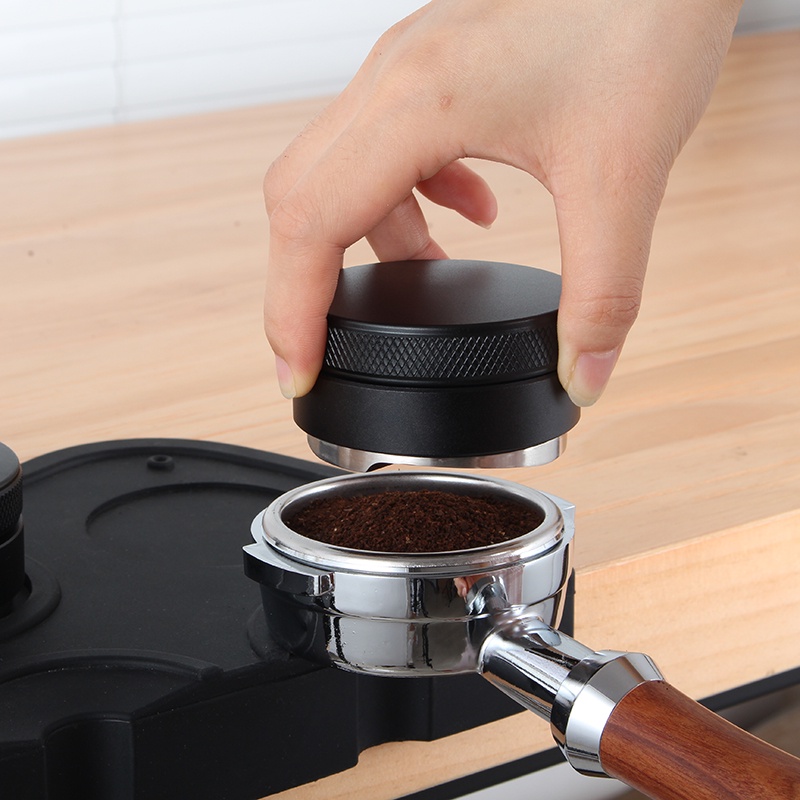 不銹鋼 咖啡壓粉器 馬卡龍布 粉器 58mm 通用 意式咖啡機 家用 壓粉錘 51mm 不銹鋼咖啡壺 58mm咖啡壓粉器