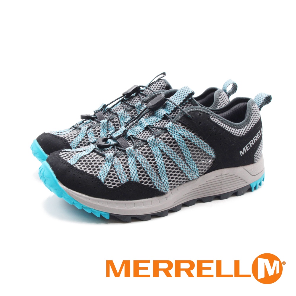 MERRELL(女)WILDWOOD AEROSPORT 水陸兩棲運動鞋 女鞋－灰藍