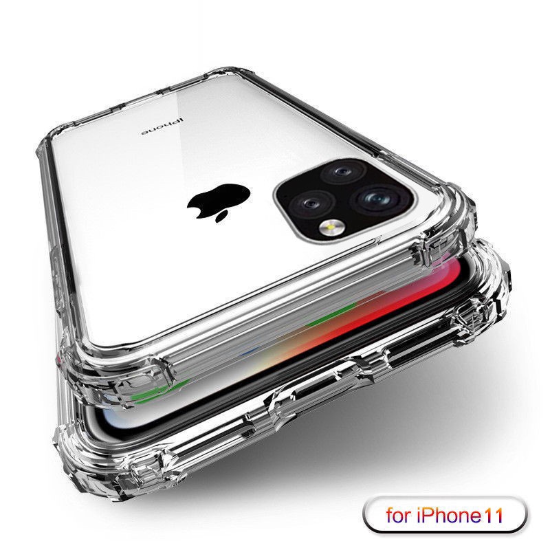 四角防摔蘋果手機殼透明矽膠軟殼超透高品質適用於 IPhone 14 11 12 13 pro max 7 8plus X
