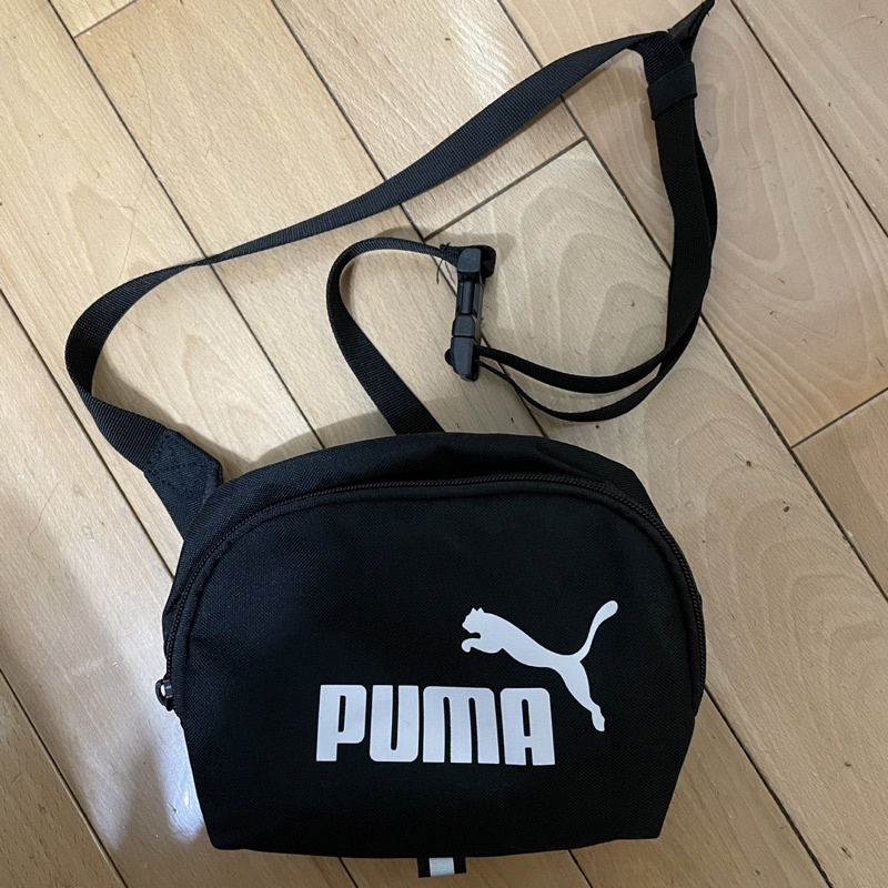 (二手）正品puma小包 側背包 黑色背包 腰包