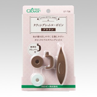 手作森林 日本製 可樂牌 蕾絲梭編工具組 咖 clover 57-738