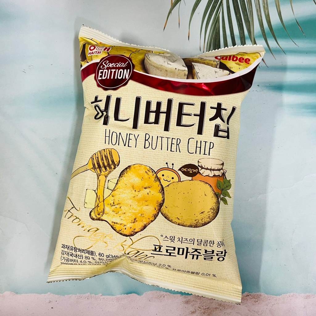 韓國 HAITAI 海太 起司風味蜂蜜奶油洋芋片 60g 隨機包裝