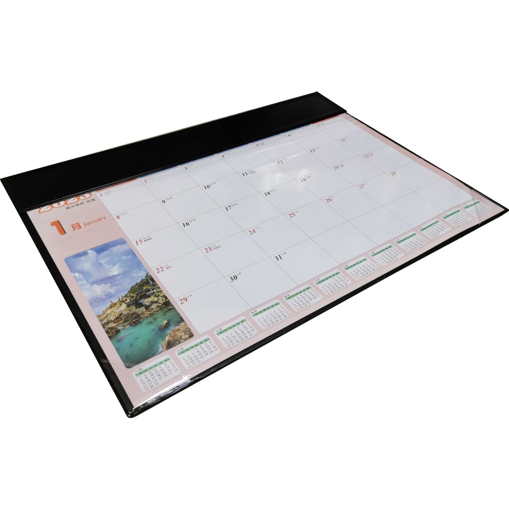 2024年度4k桌墊月曆 PVC塑膠桌墊 桌墊月曆  記事行事曆 滑鼠墊 墊板  工商文具禮贈品