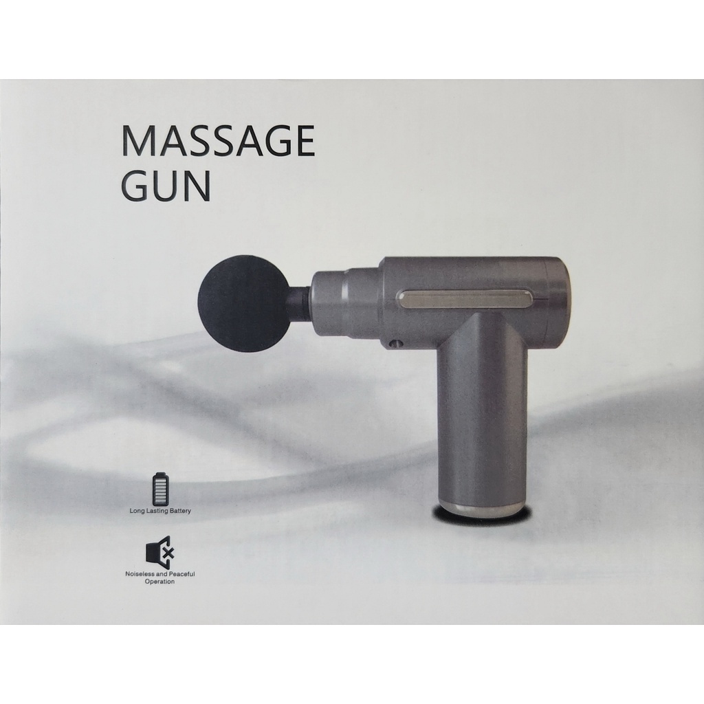 全新 Massage Gun 便攜式筋膜按摩槍6段轉速段速 筋膜槍 黑色 TYPEC充電