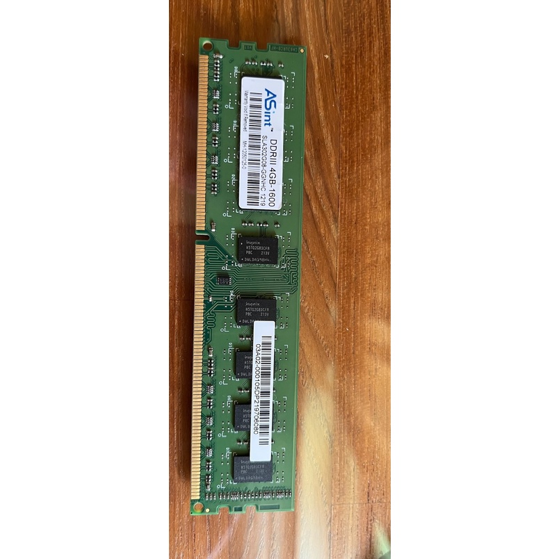 Asint DDR3 4GB 記憶體 1600