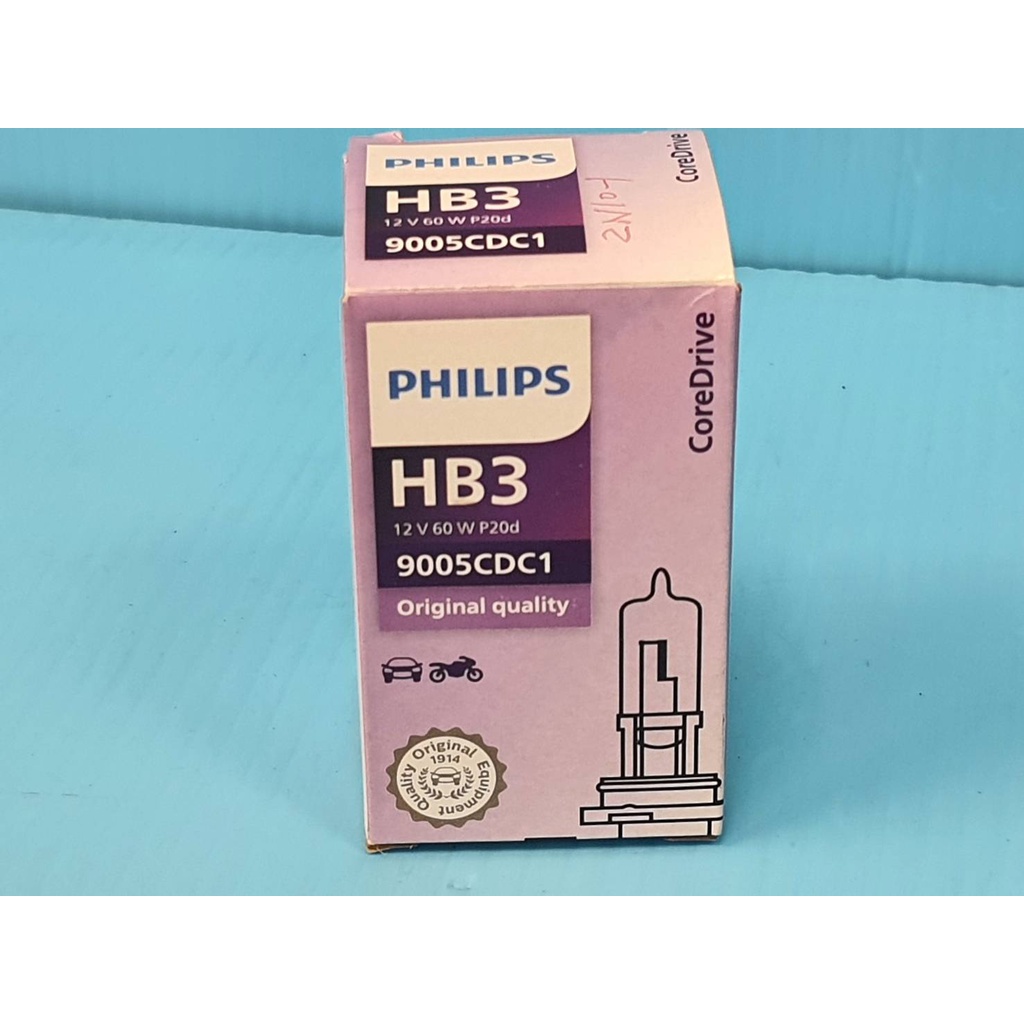 Philips 9005CDC1 12V 60W HB3 P20D  鹵素燈泡