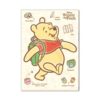 迪士尼DISNEY L型檔案夾-維尼POOH揹包