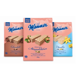 預購❗️奧地利Manner巧克力/焦糖夾心威化餅200g（歡迎批發團購）