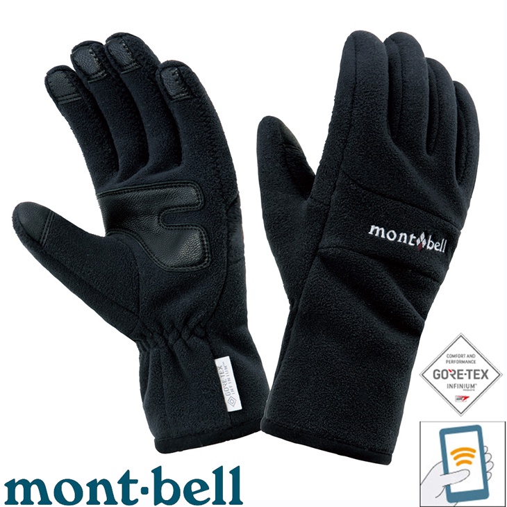【台灣黑熊】日本 mont-bell Ws Thermal Gloves 女 防風防撥保暖透氣觸控手套 1118545