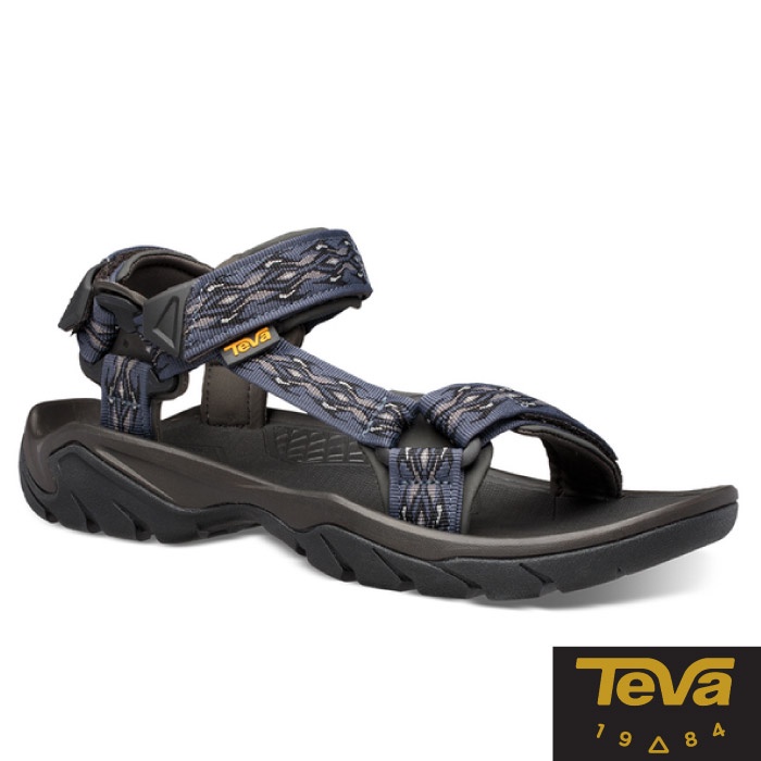 【TEVA】男 Terra Fi 5 戶外健行運動涼鞋.雨鞋.水鞋.抗菌溯溪鞋.海灘鞋.水陸兩用_劍藍色_1102456