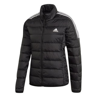 adidas 愛迪達外套 Essentials Down JKT 女款 輕巧 羽絨外套 修身 防風 黑色 GH4593